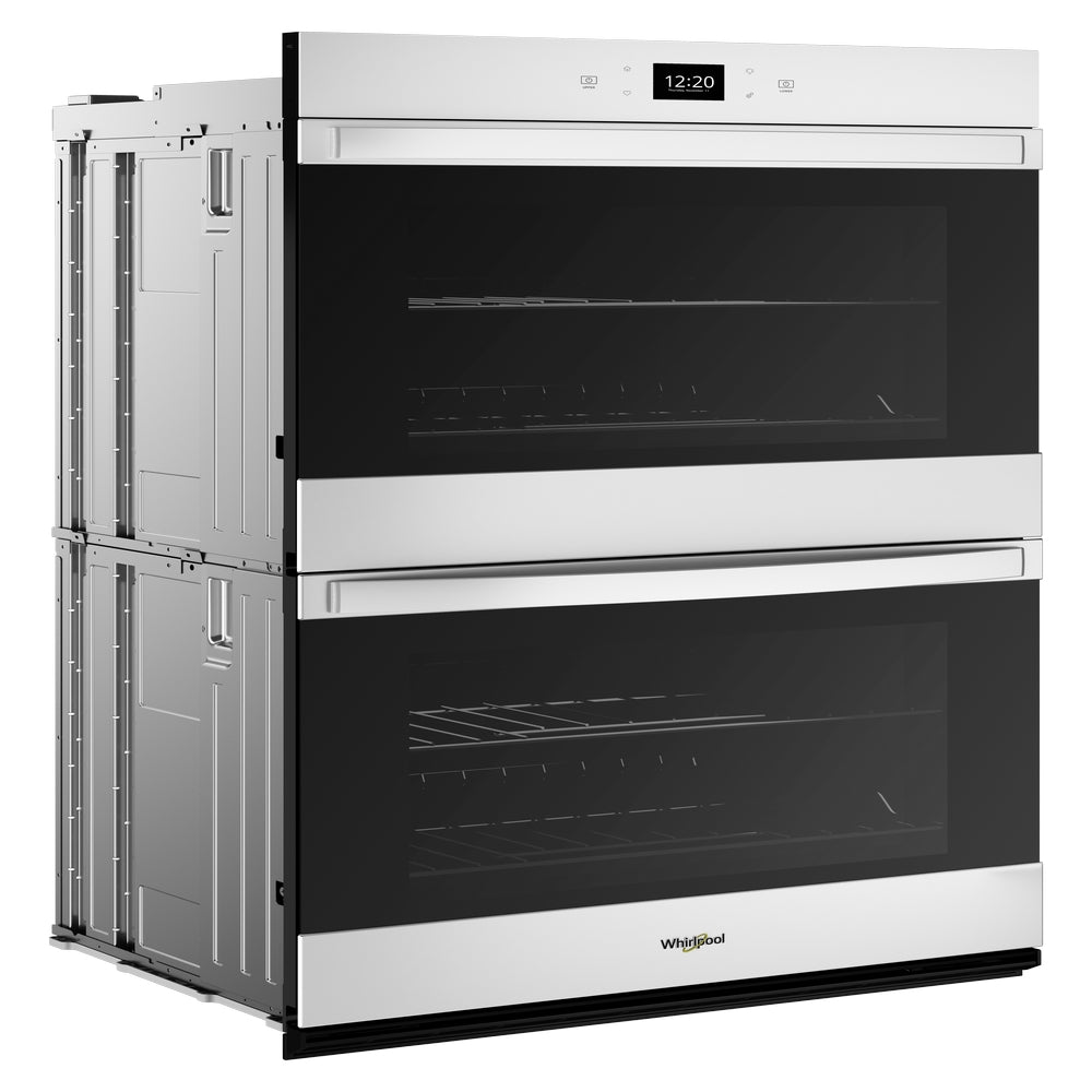 Whirlpool - 8.6 cu. ft Double Wall Oven in White - WOED5027LW