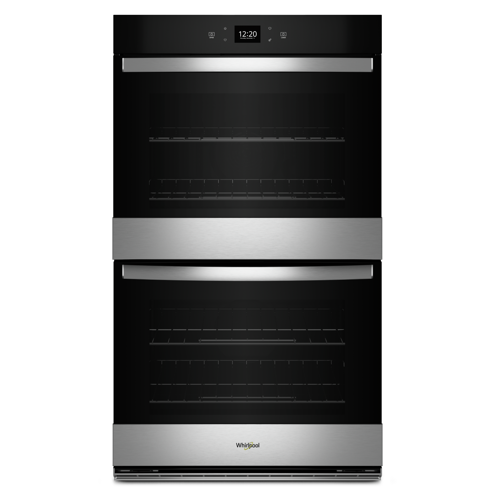Whirlpool - 10 cu. ft Double Wall Oven in Stainless - WOED5030LZ
