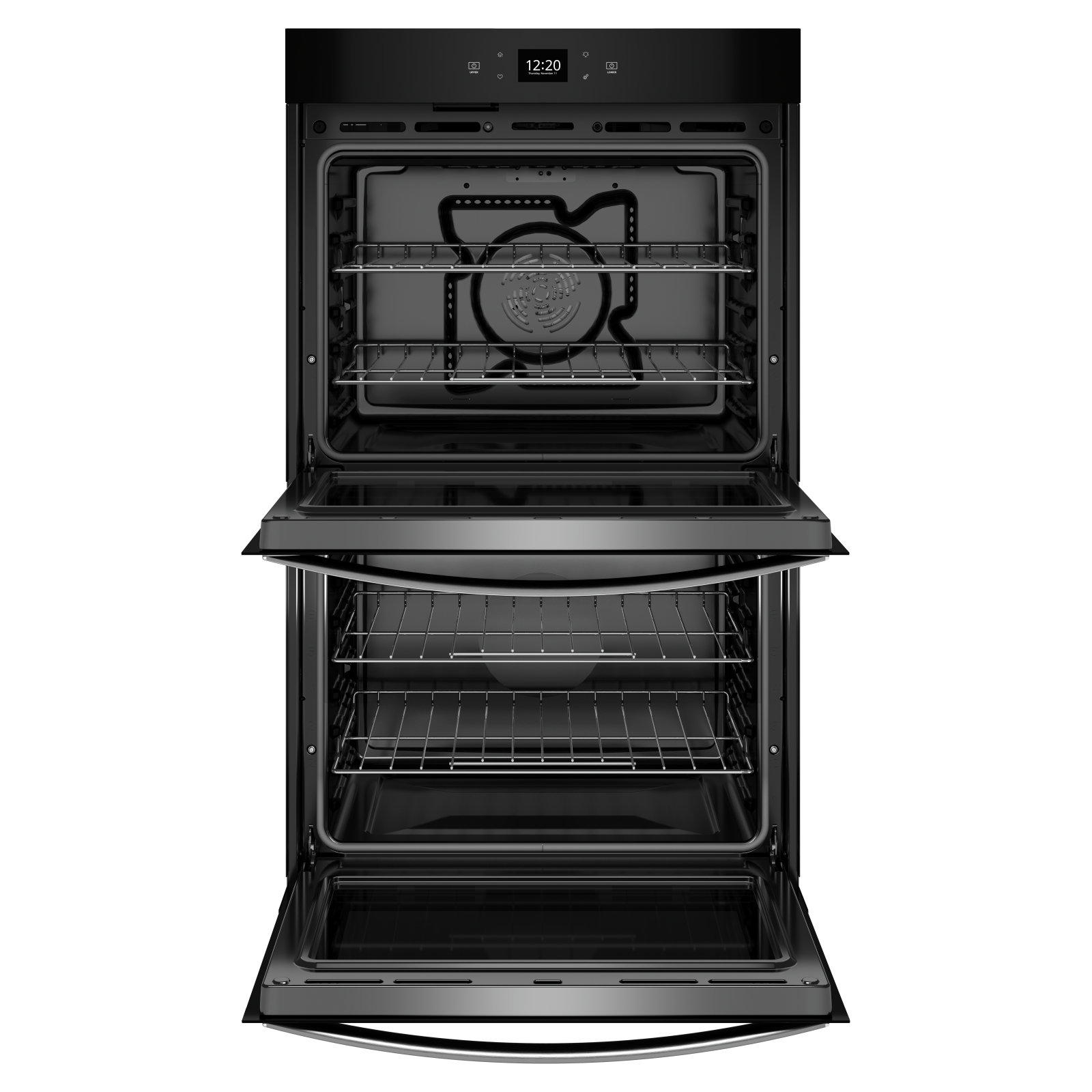 Whirlpool - 10 cu. ft Double Wall Oven in Stainless - WOED5030LZ