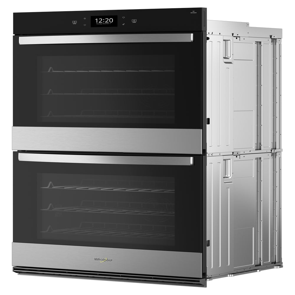 Whirlpool - 10 cu. ft Double Wall Oven in Stainless - WOED7030PZ