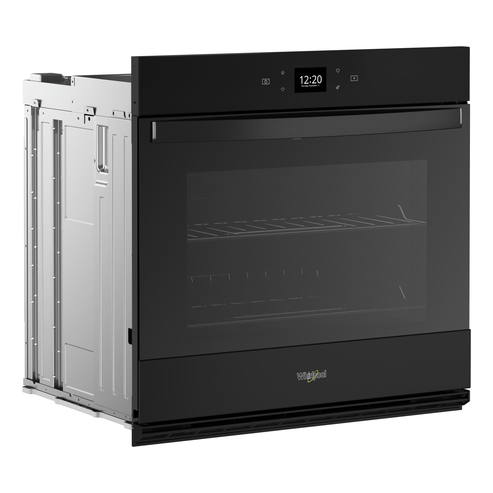 Whirlpool - 4.3 cu. ft Single Wall Oven in Black - WOES5027LB