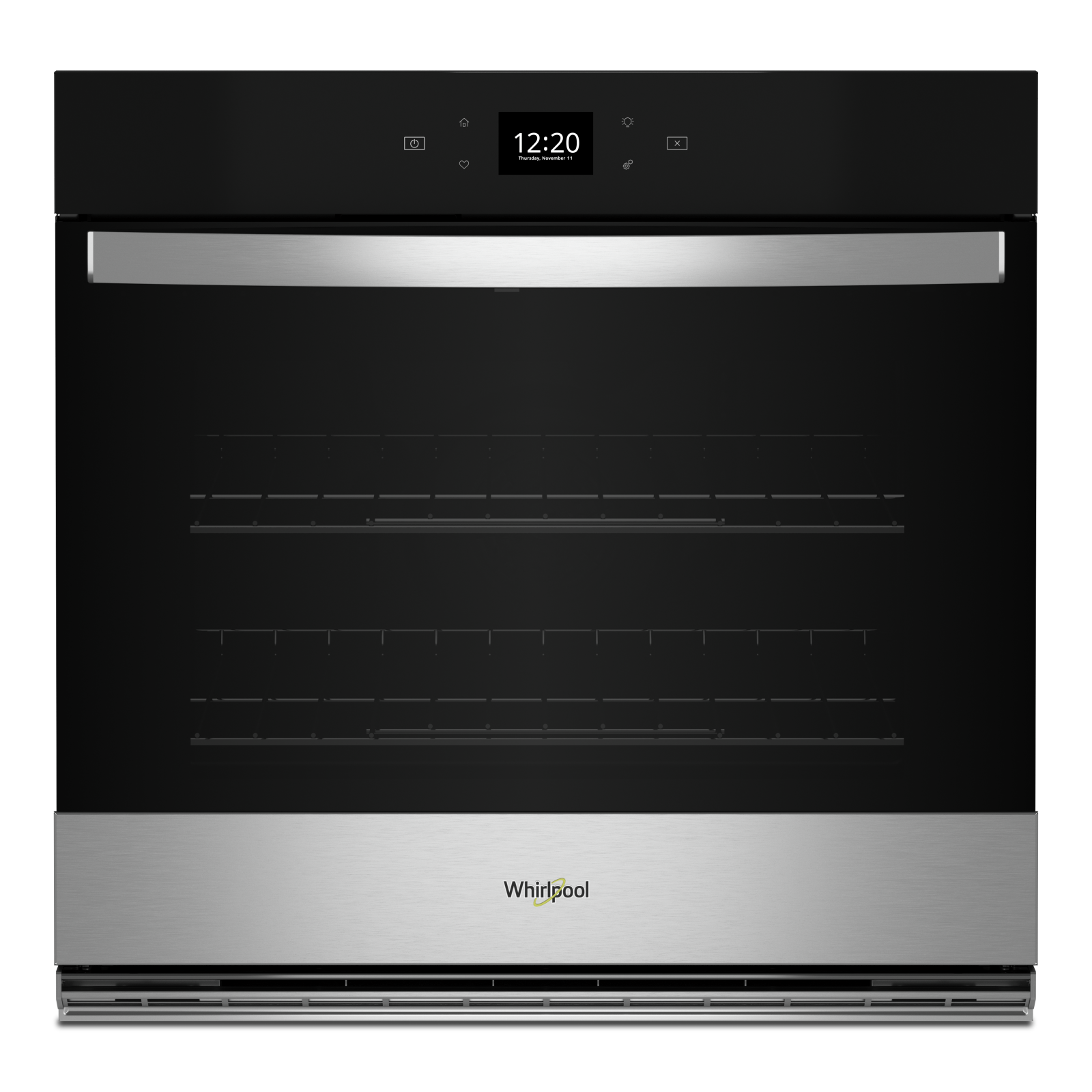 Whirlpool - 4.3 cu. ft Single Wall Oven in Stainless - WOES5027LZ