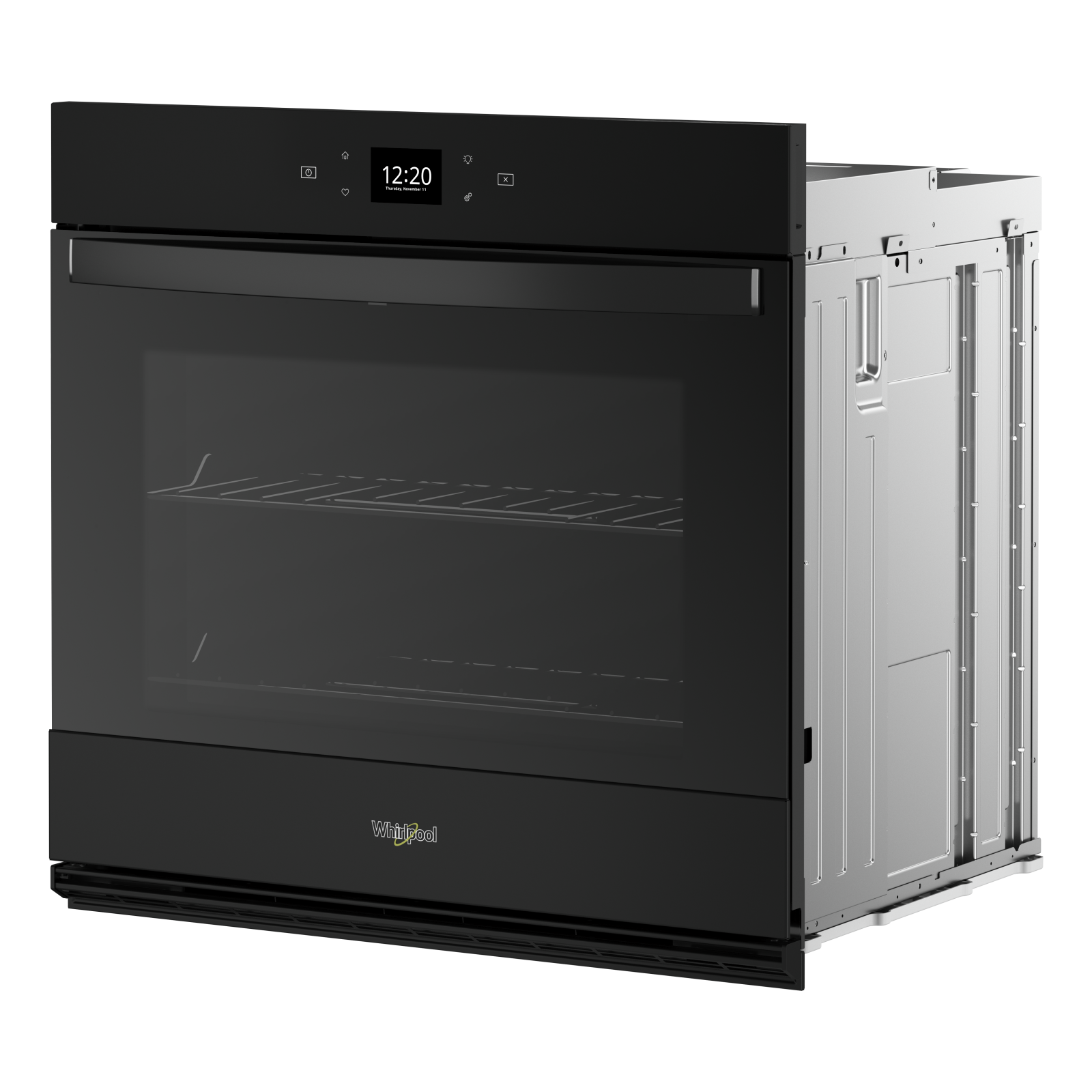 Whirlpool - 5 cu. ft Single Wall Oven in Black - WOES5030LB