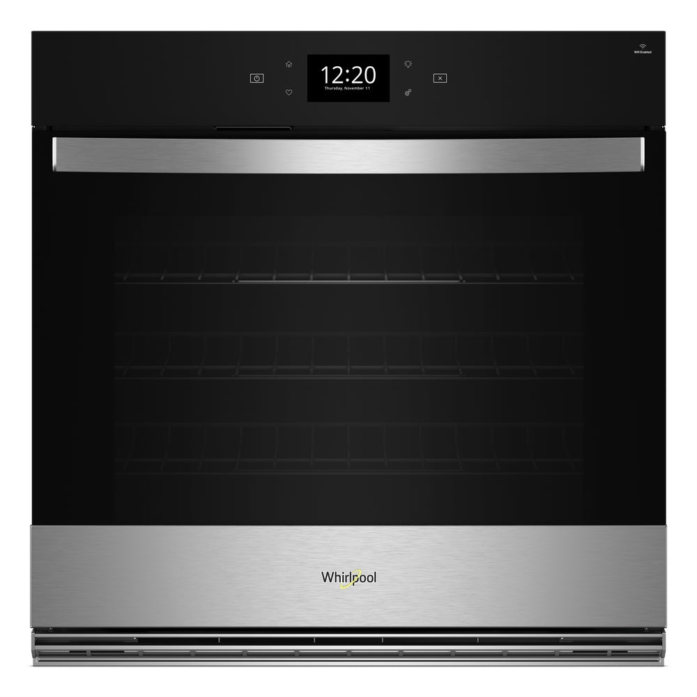 Whirlpool - 4.3 cu. ft Single Wall Oven in Stainless - WOES7027PZ