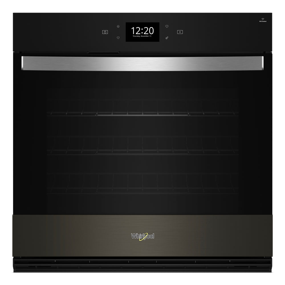 Whirlpool - 5 cu. ft Single Wall Oven in Black Stainless - WOES7030PV