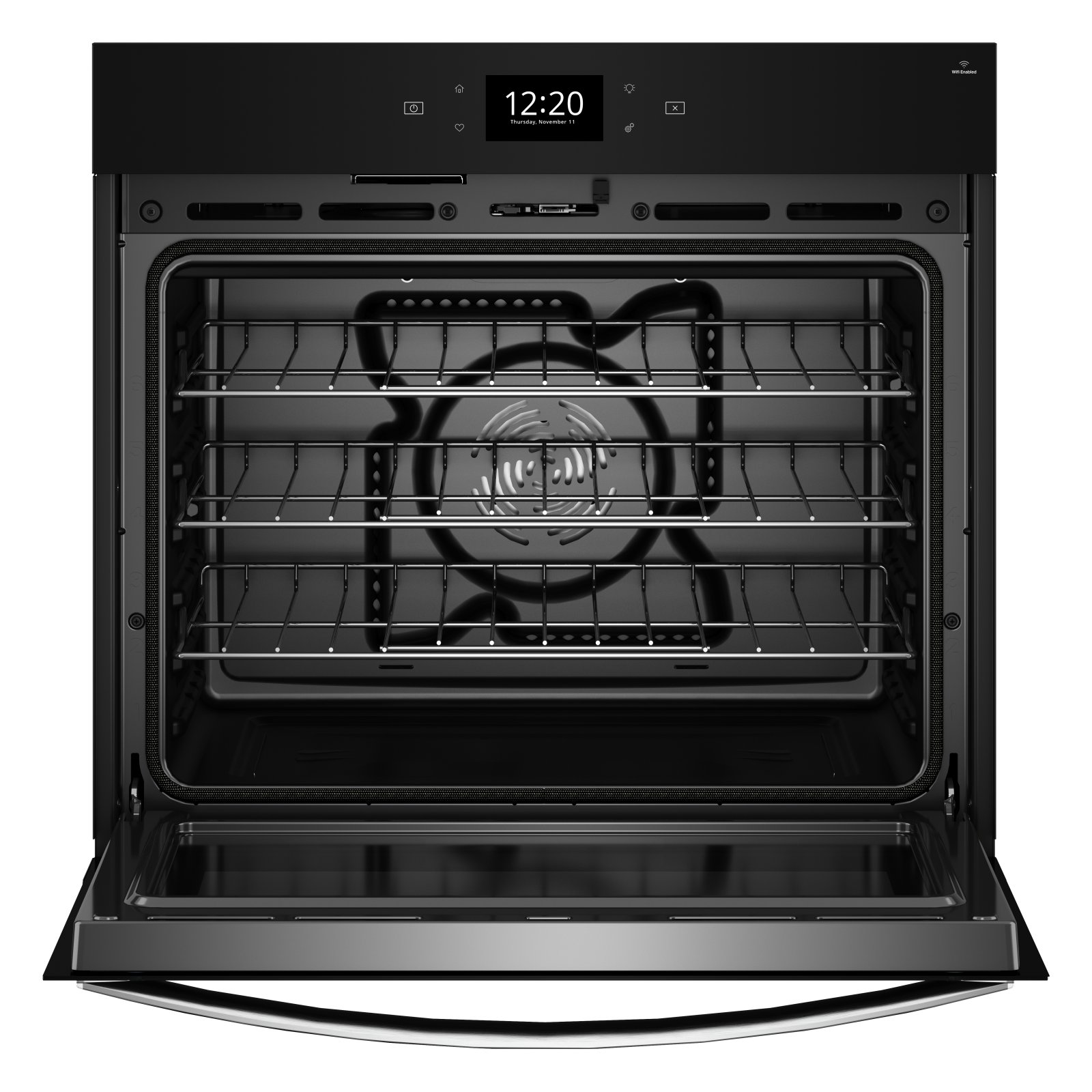 Whirlpool - 5 cu. ft Single Wall Oven in Stainless - WOES7030PZ
