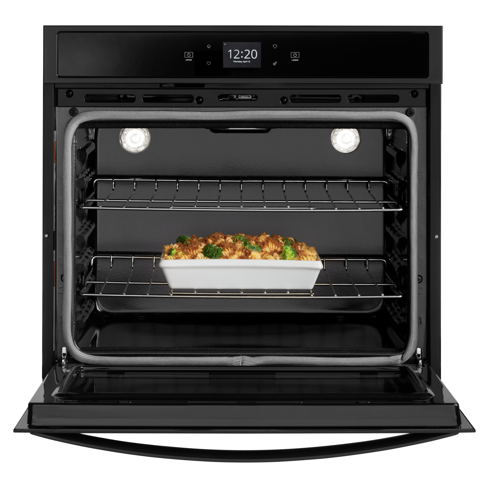 Whirlpool - 5 cu. ft Single Wall Oven in Black - WOS51EC0HB