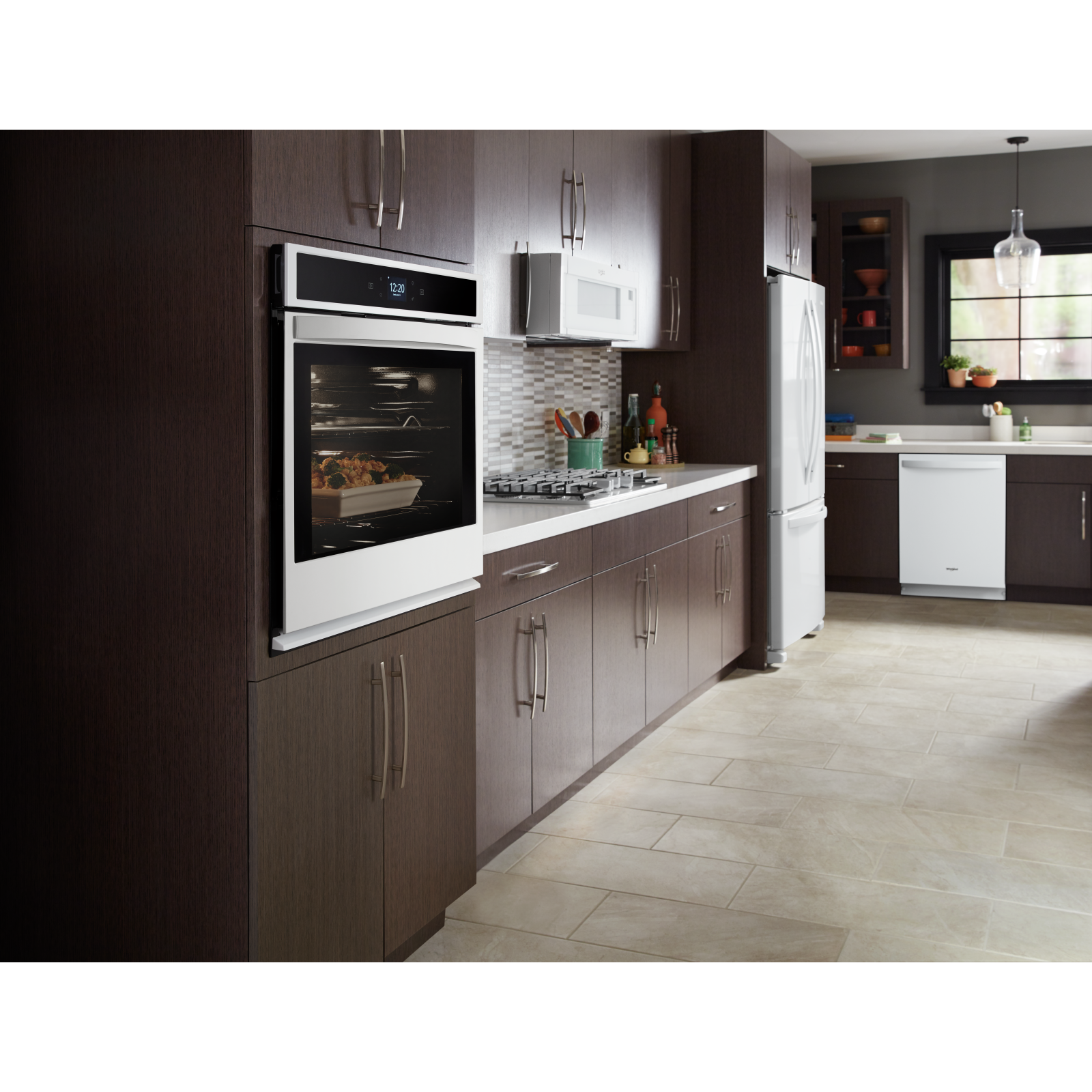 Whirlpool - 5 cu. ft Single Wall Oven in White - WOS51EC0HW