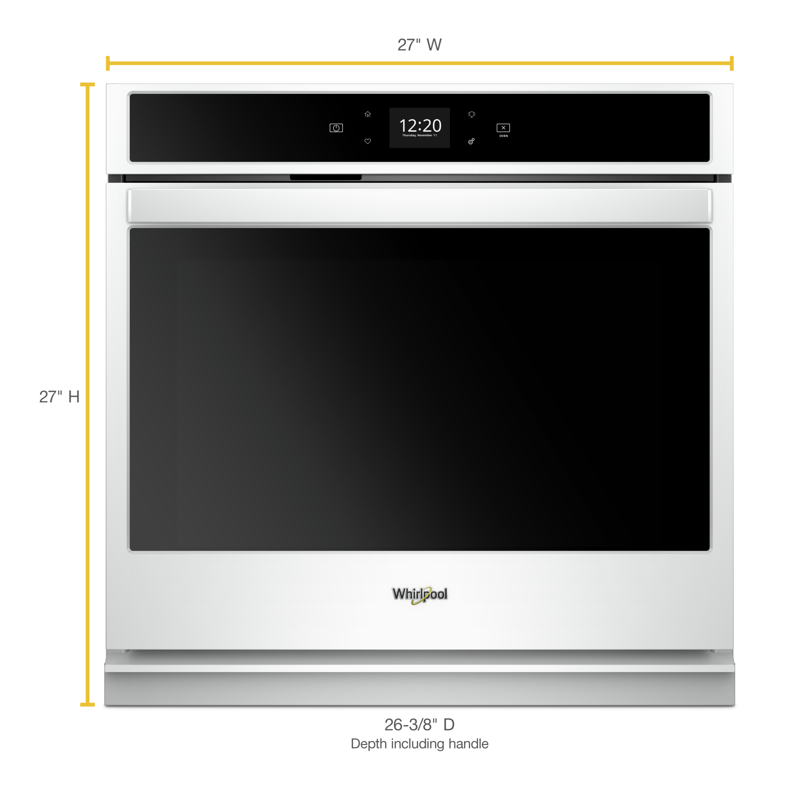 Whirlpool - 4.3 cu. ft Single Wall Oven in White - WOS51EC7HW