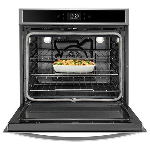 Whirlpool - 5.0 cu. ft Single Wall Oven in Stainless Steel - WOS72EC0HS