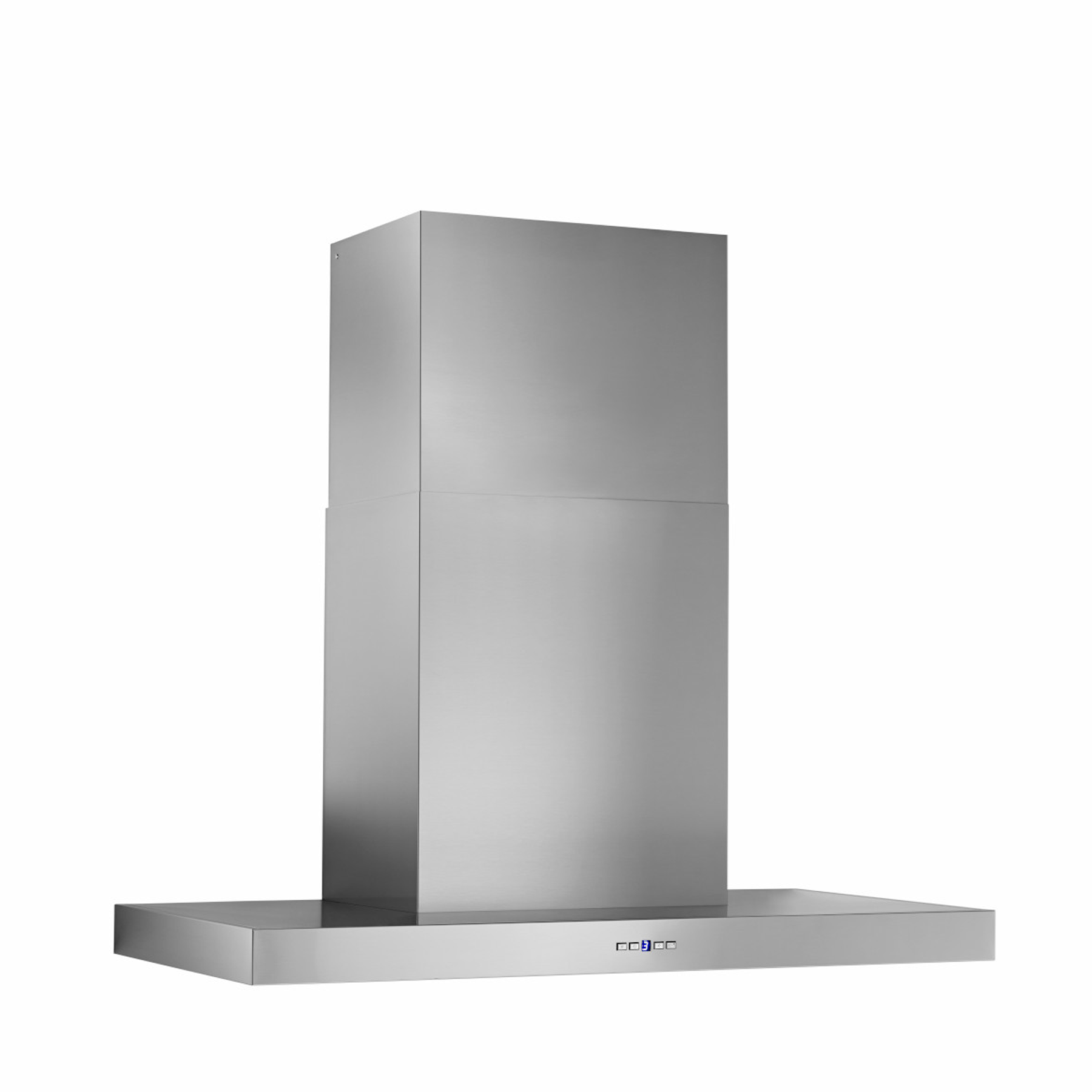 Best - 48 Inch 1500 CFM Wall Mount and Chimney Range Vent in Stainless - WPB9IQT48SB