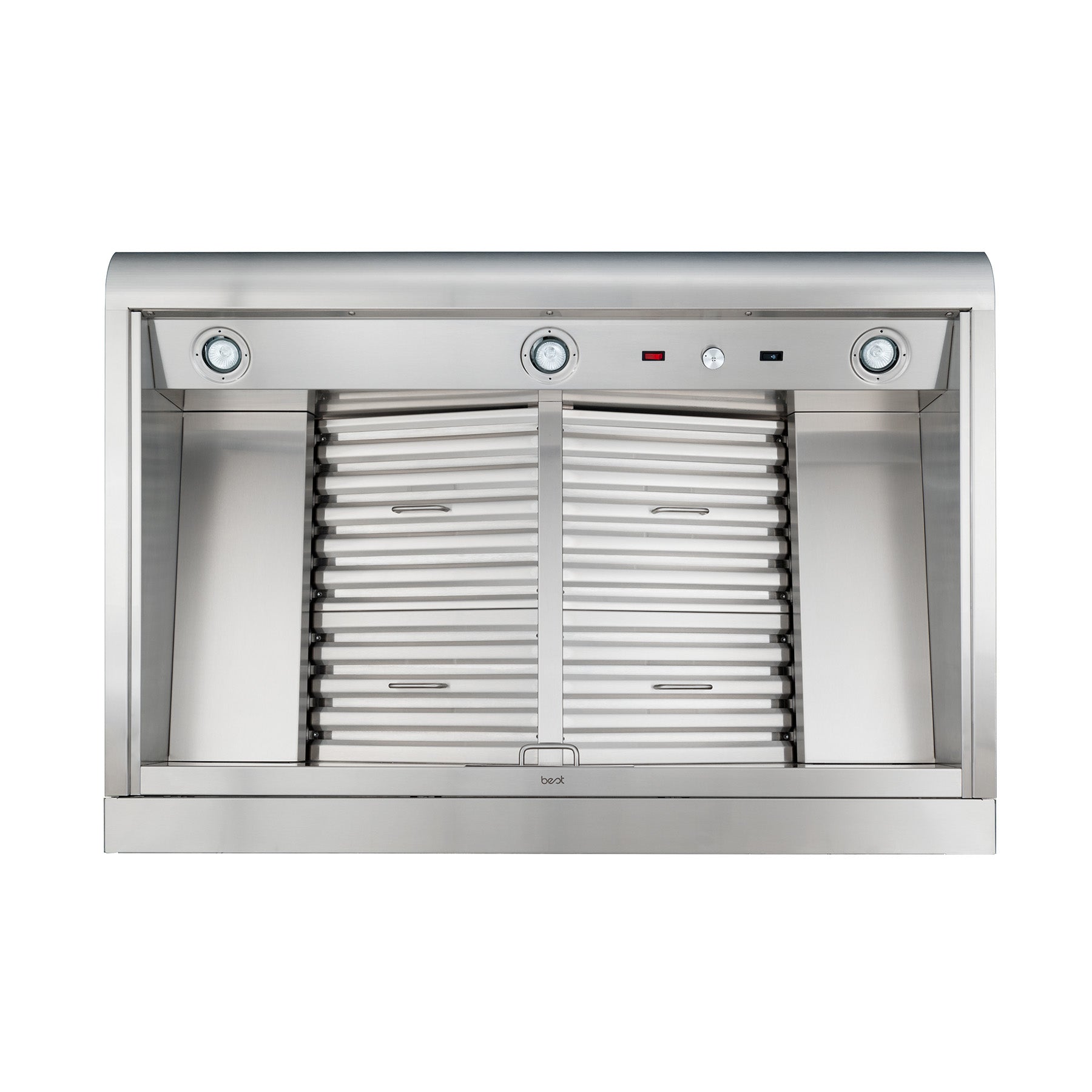 Best - 48 Inch 1300 CFM Outdoor Range Hood Vent in Stainless - WPD39M48SB