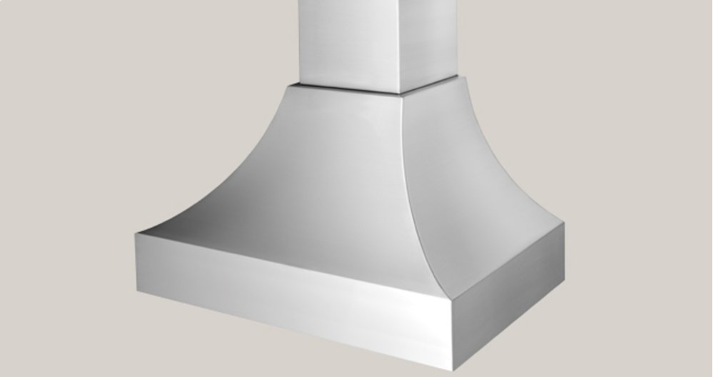 Bluestar - 54 Inch 1400 CFM Wall Mount and Chimney Range Vent in Stainless - WRAN-54-SS