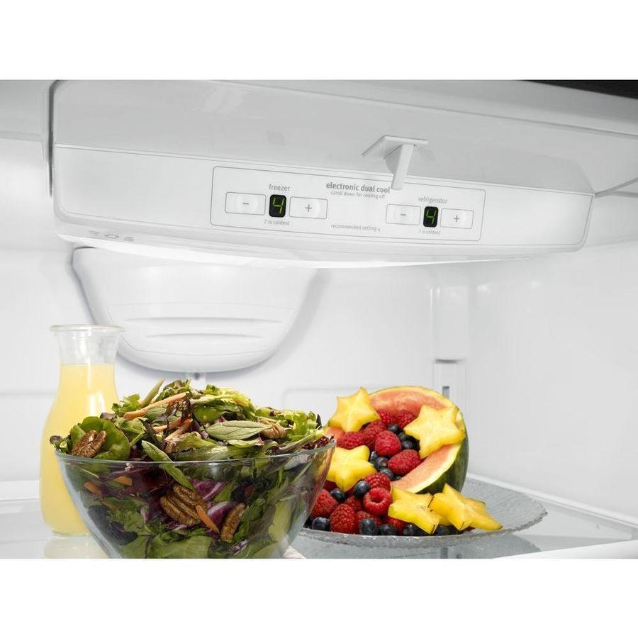 Whirlpool - 29.75 Inch 18.67 cu. ft Bottom Mount Refrigerator in Stainless - WRB119WFBM