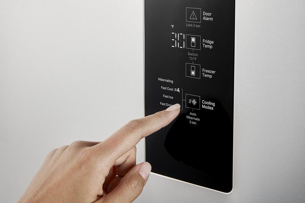 Whirlpool - 24.375 Inch 12.9 cu. ft Bottom Mount Refrigerator in Stainless - WRB533CZJZ