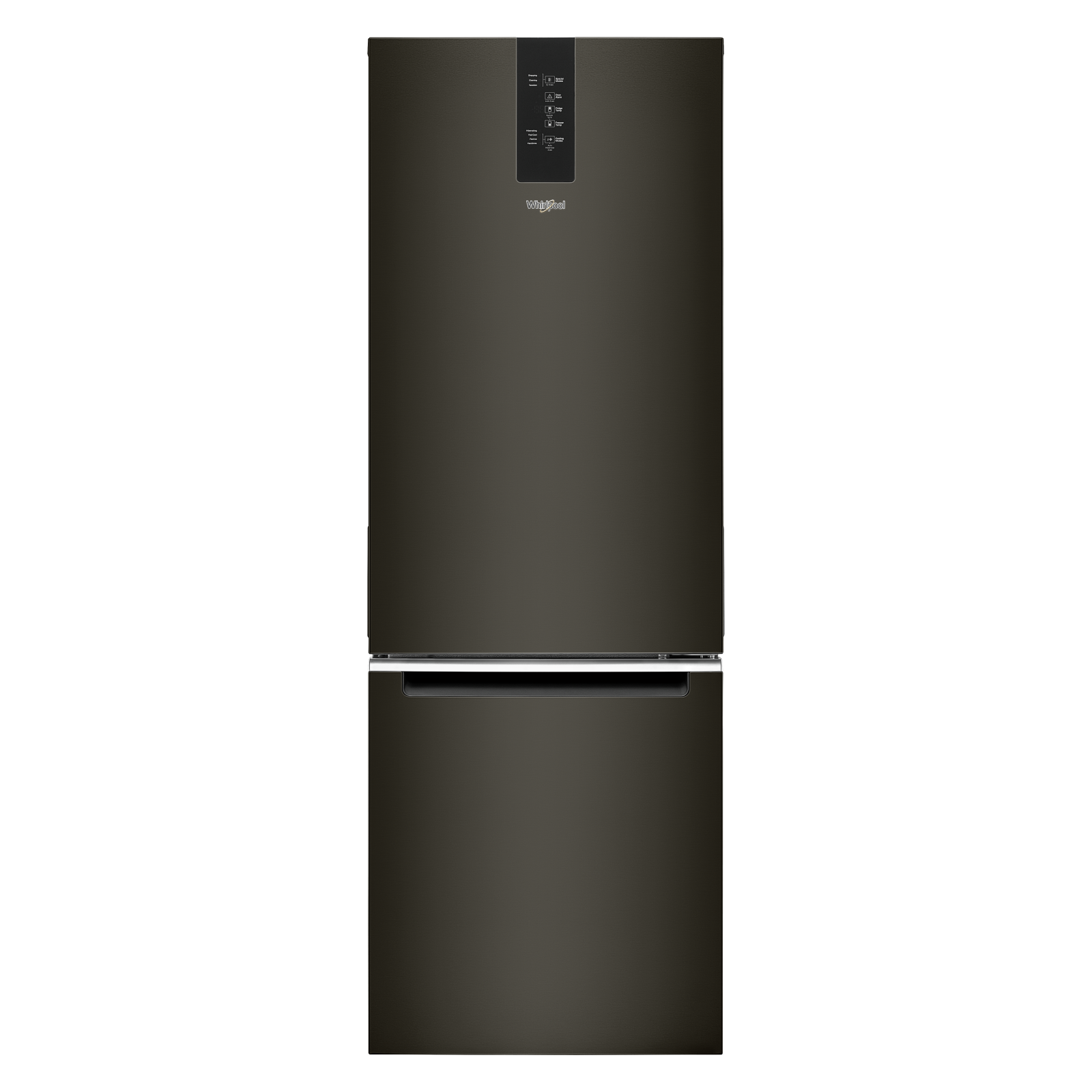 Whirlpool - 24.375 Inch 12.9 cu. ft Bottom Mount Refrigerator in Black Stainless - WRB543CMJV