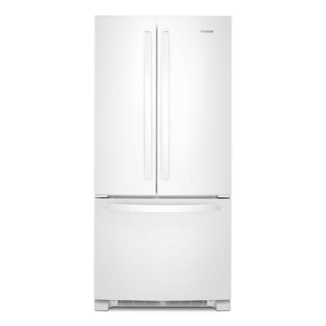 Whirlpool - 32.6 Inch 22.1 cu. ft French Door Refrigerator in White - WRF532SNHW