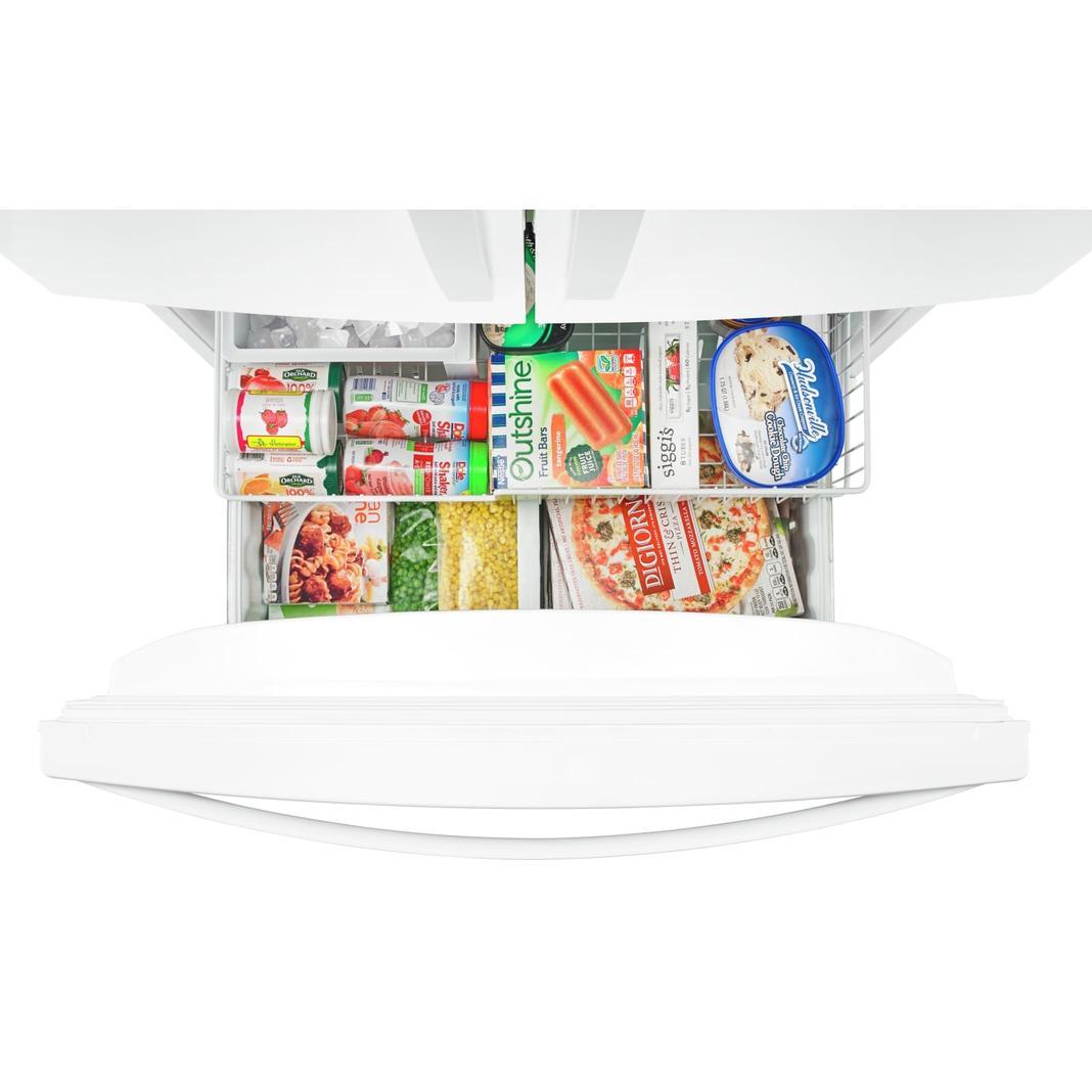 Whirlpool - 32.6 Inch 22.1 cu. ft French Door Refrigerator in White - WRF532SNHW