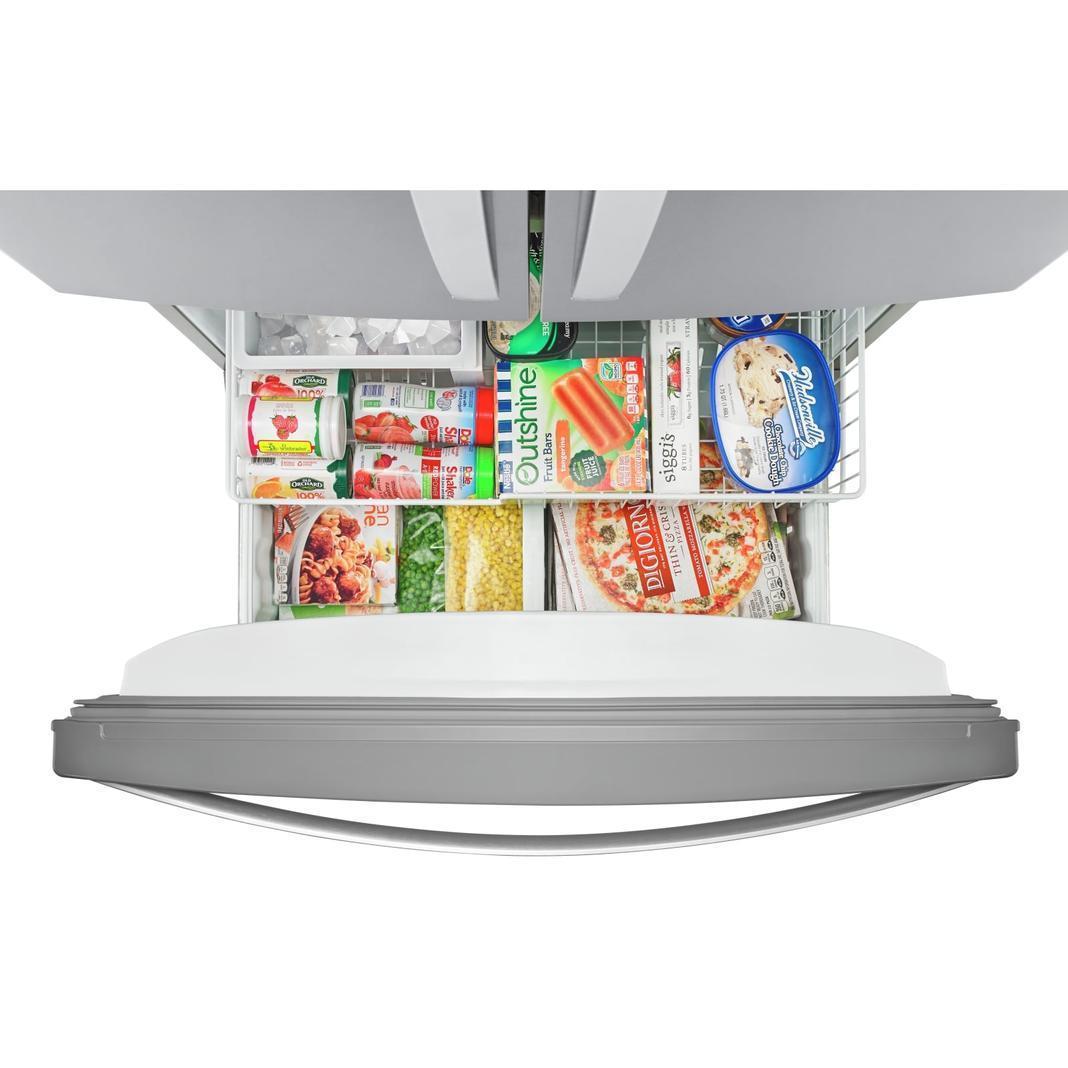 Whirlpool - 35.63 Inch 20 cu. ft French Door Refrigerator in Stainless - WRF540CWHZ