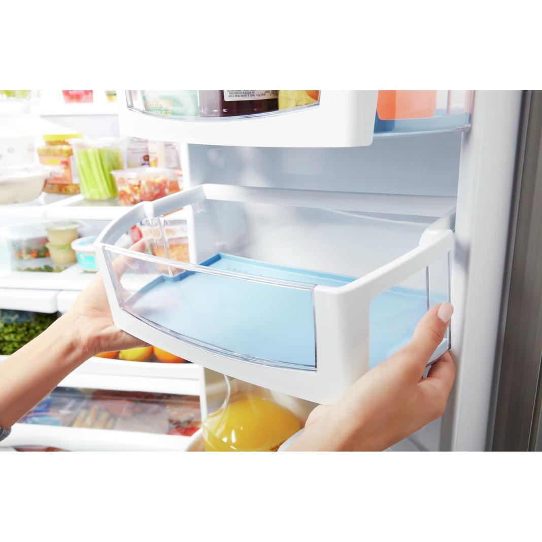 Whirlpool - 35.88 Inch 19.72 cu. ft French Door Refrigerator in Stainless - WRF550CDHZ