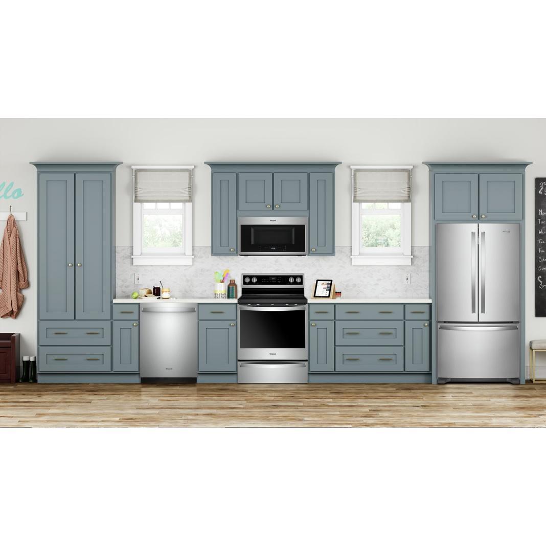 Whirlpool - 35.88 Inch 19.72 cu. ft French Door Refrigerator in Stainless - WRF550CDHZ