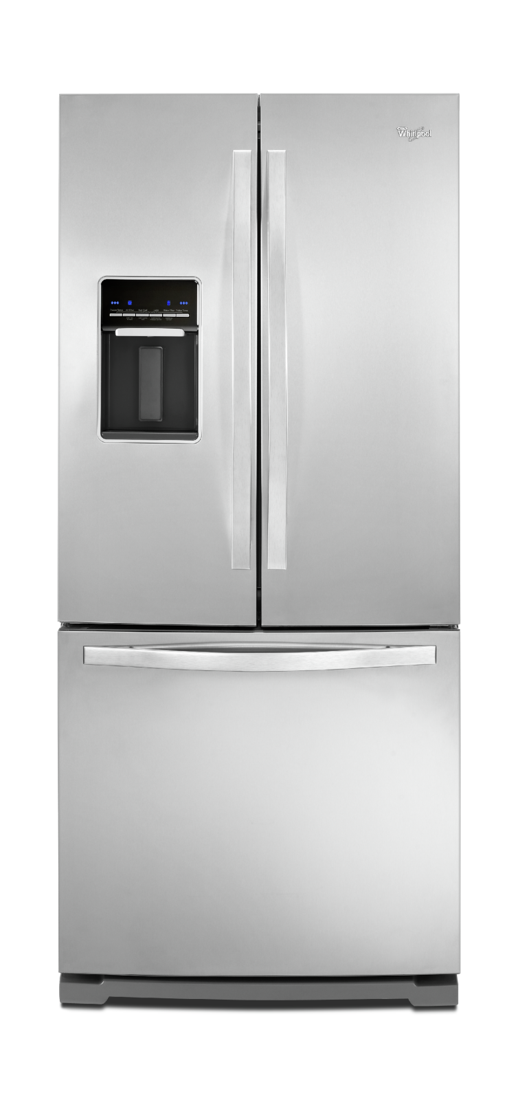 Whirlpool - 34.63 Inch 19.68 cu. ft French Door Refrigerator in Stainless - WRF560SEYM