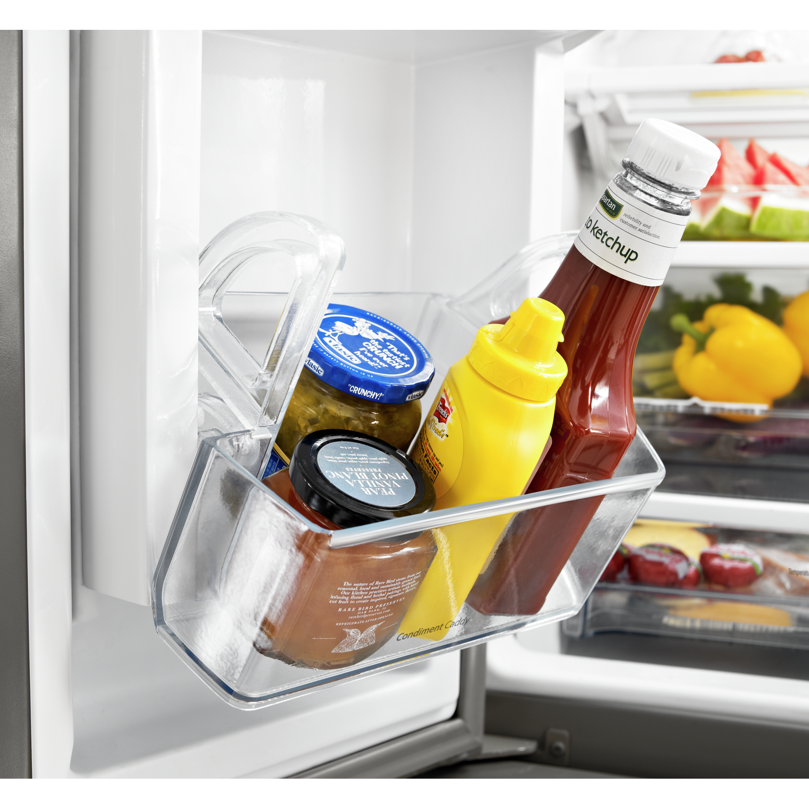 Whirlpool - 34.63 Inch 19.68 cu. ft French Door Refrigerator in Stainless - WRF560SEYM