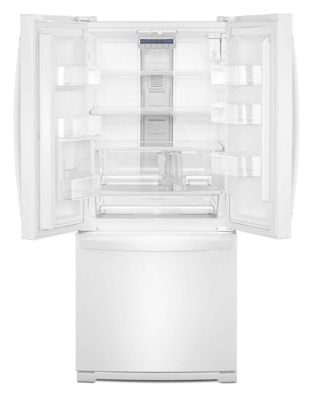 Whirlpool - 29.5 Inch 20 cu. ft French Door Refrigerator in White - WRF560SMHW