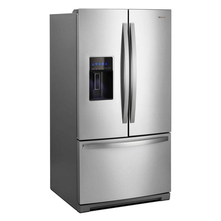 Whirlpool - 35.7 Inch 26.8 cu. ft French Door Refrigerator in Stainless - WRF757SDHZ