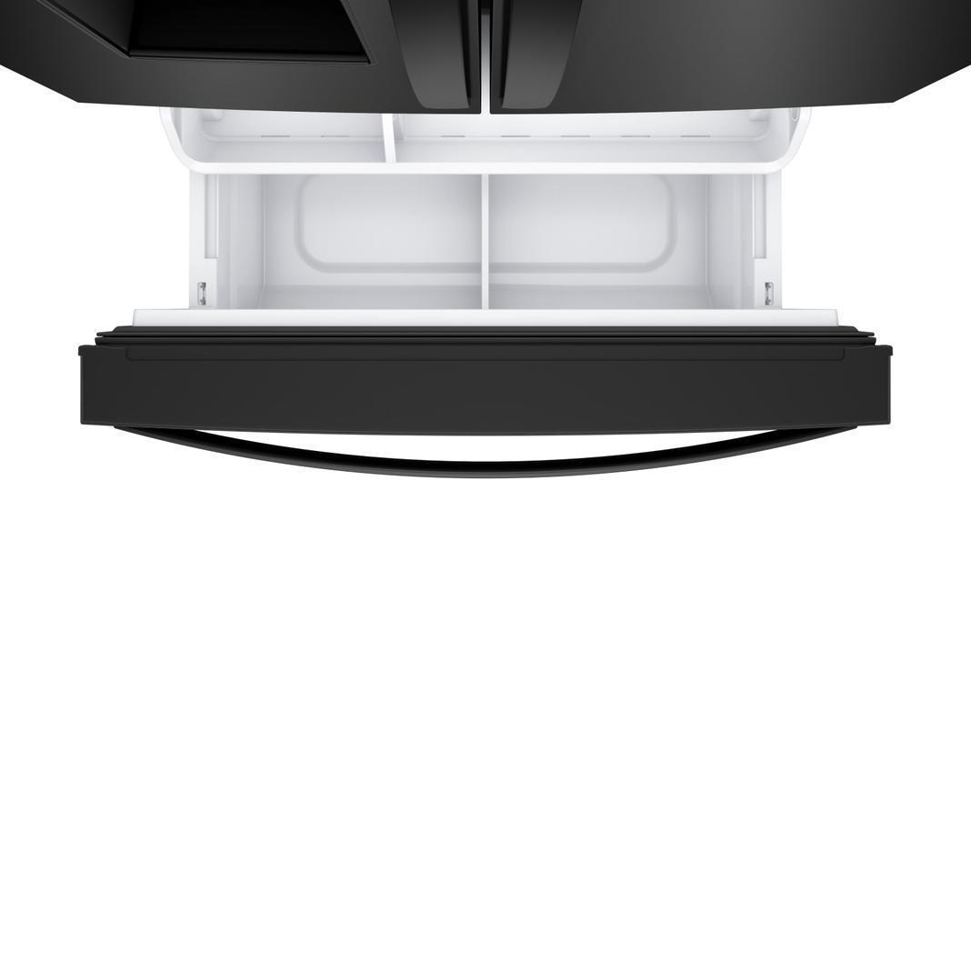 Whirlpool - 35.8125 Inch 24 cu. ft French Door Refrigerator in Black - WRF954CIHB