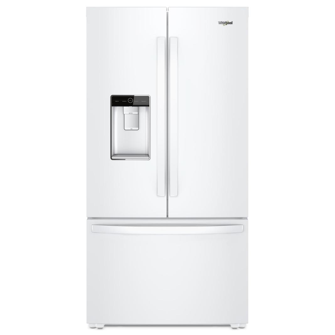Whirlpool - 35.8125 Inch 24 cu. ft French Door Refrigerator in White - WRF954CIHW