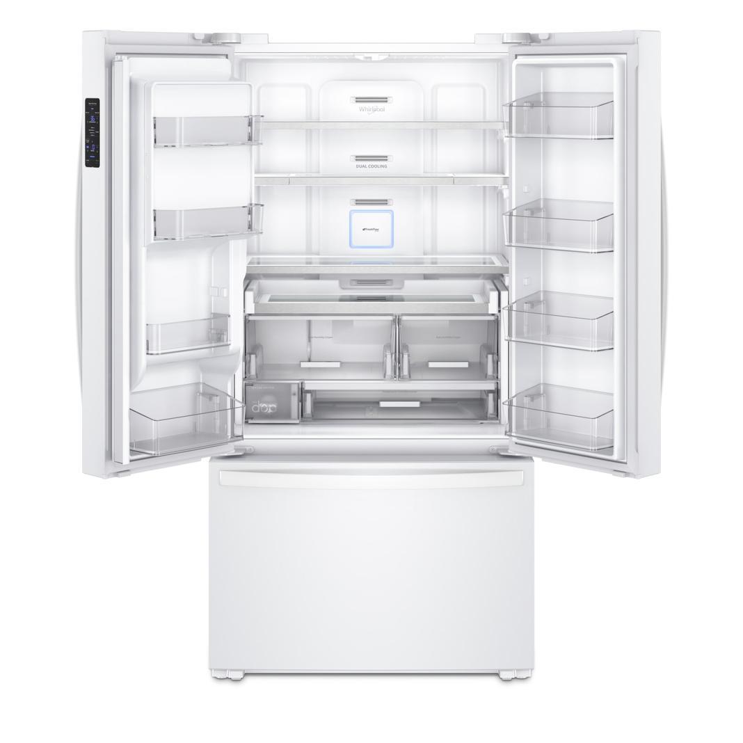 Whirlpool - 35.8125 Inch 24 cu. ft French Door Refrigerator in White - WRF954CIHW