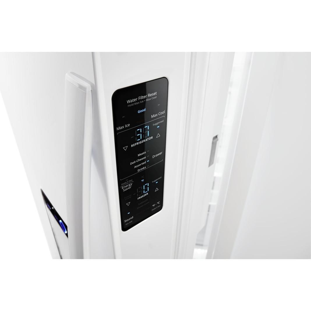 Whirlpool - 35.8125 Inch 24 cu. ft French Door Refrigerator in White - WRF954CIHW