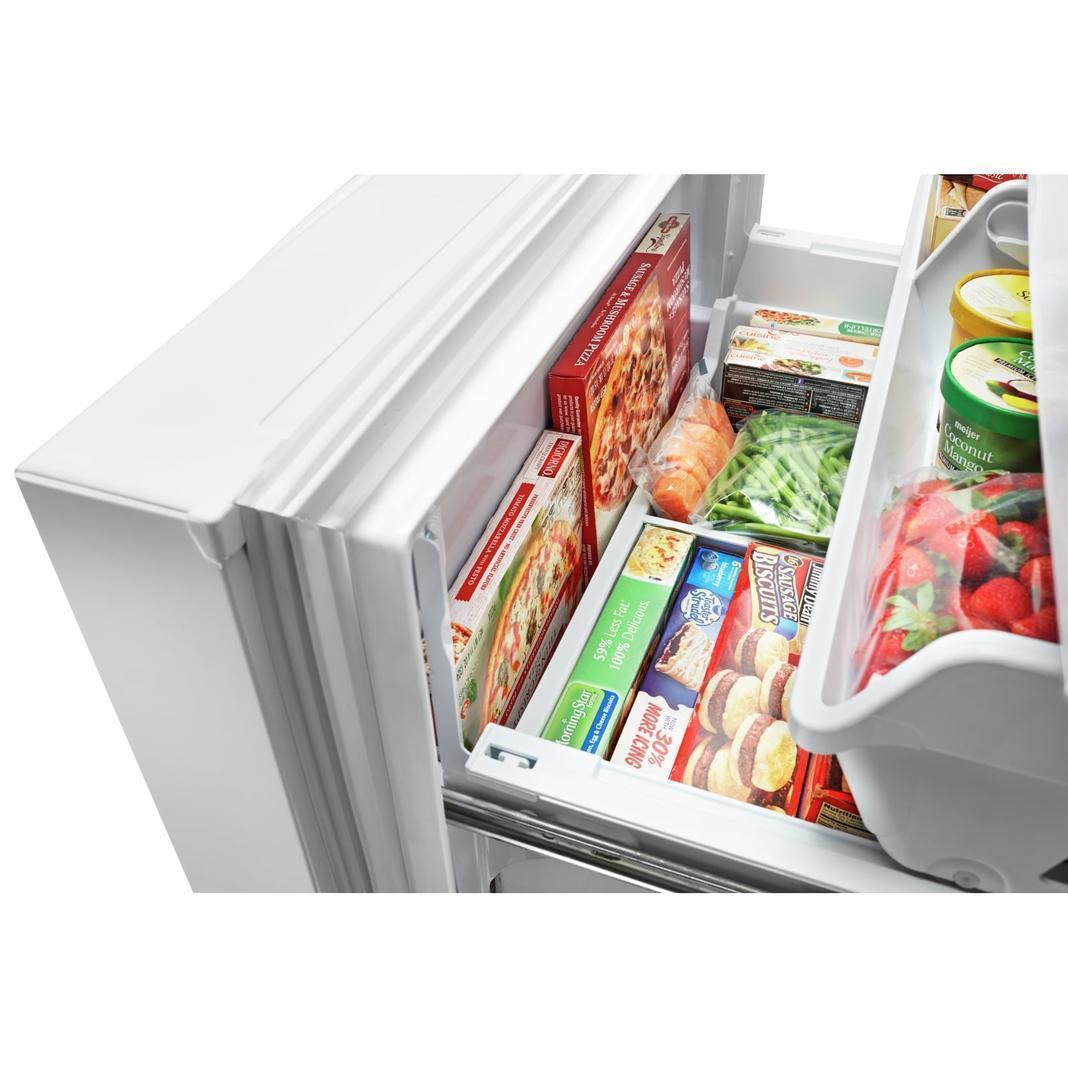 Whirlpool - 35.8125 Inch 24 cu. ft French Door Refrigerator in White - WRF954CIHW