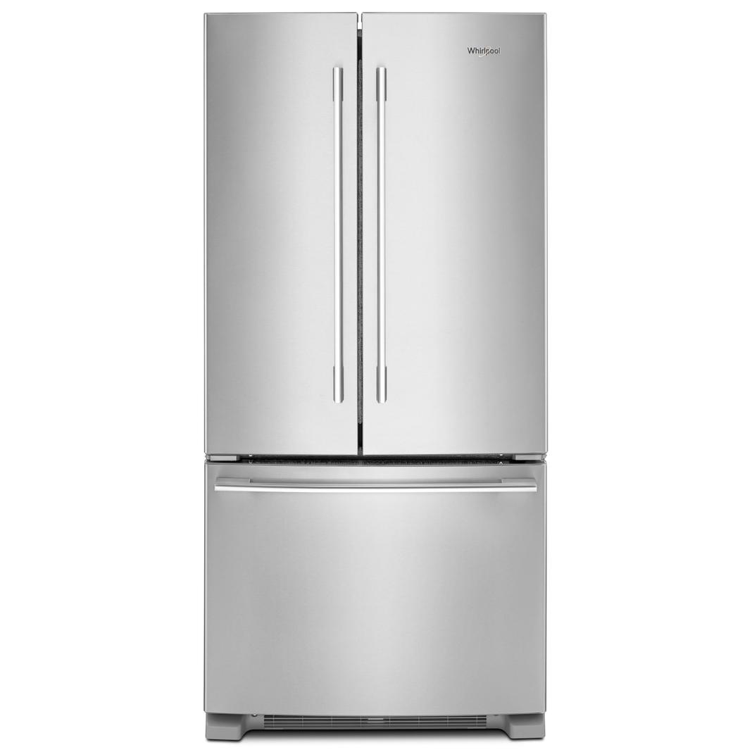 Whirlpool - 32.625 Inch 22 cu. ft French Door Refrigerator in Stainless - WRFA32SMHZ