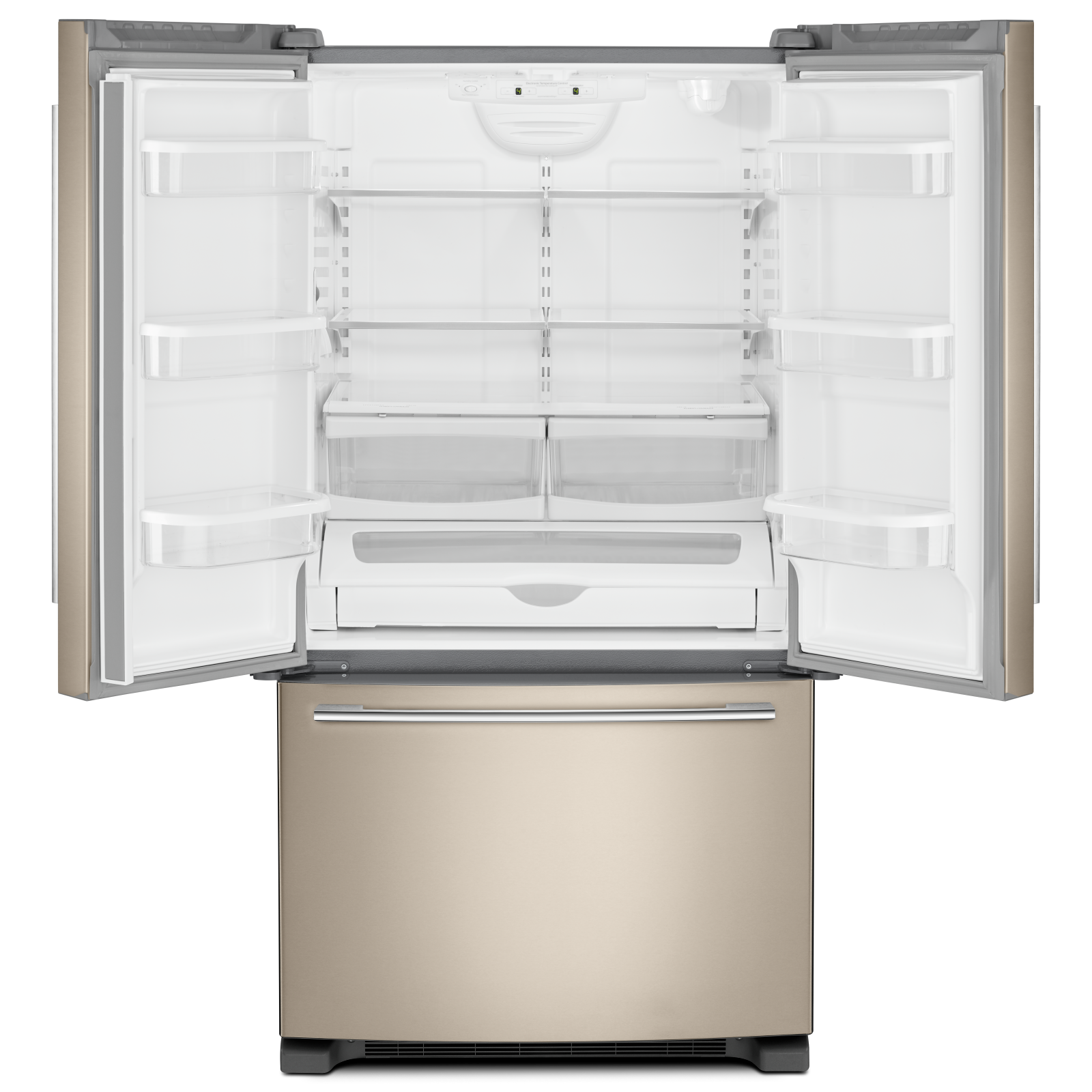 Whirlpool - 35.5 Inch 25.2 cu. ft French Door Refrigerator in Black - WRFA35SWHN