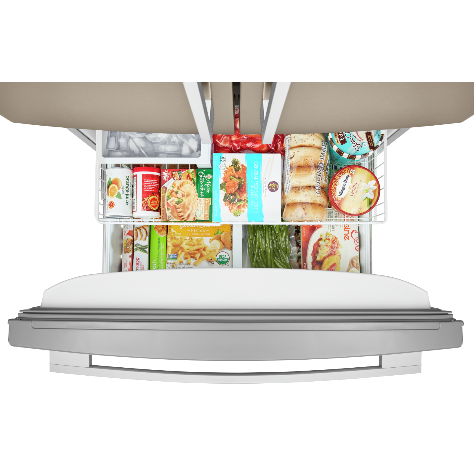 Whirlpool - 35.5 Inch 25.2 cu. ft French Door Refrigerator in Black - WRFA35SWHN