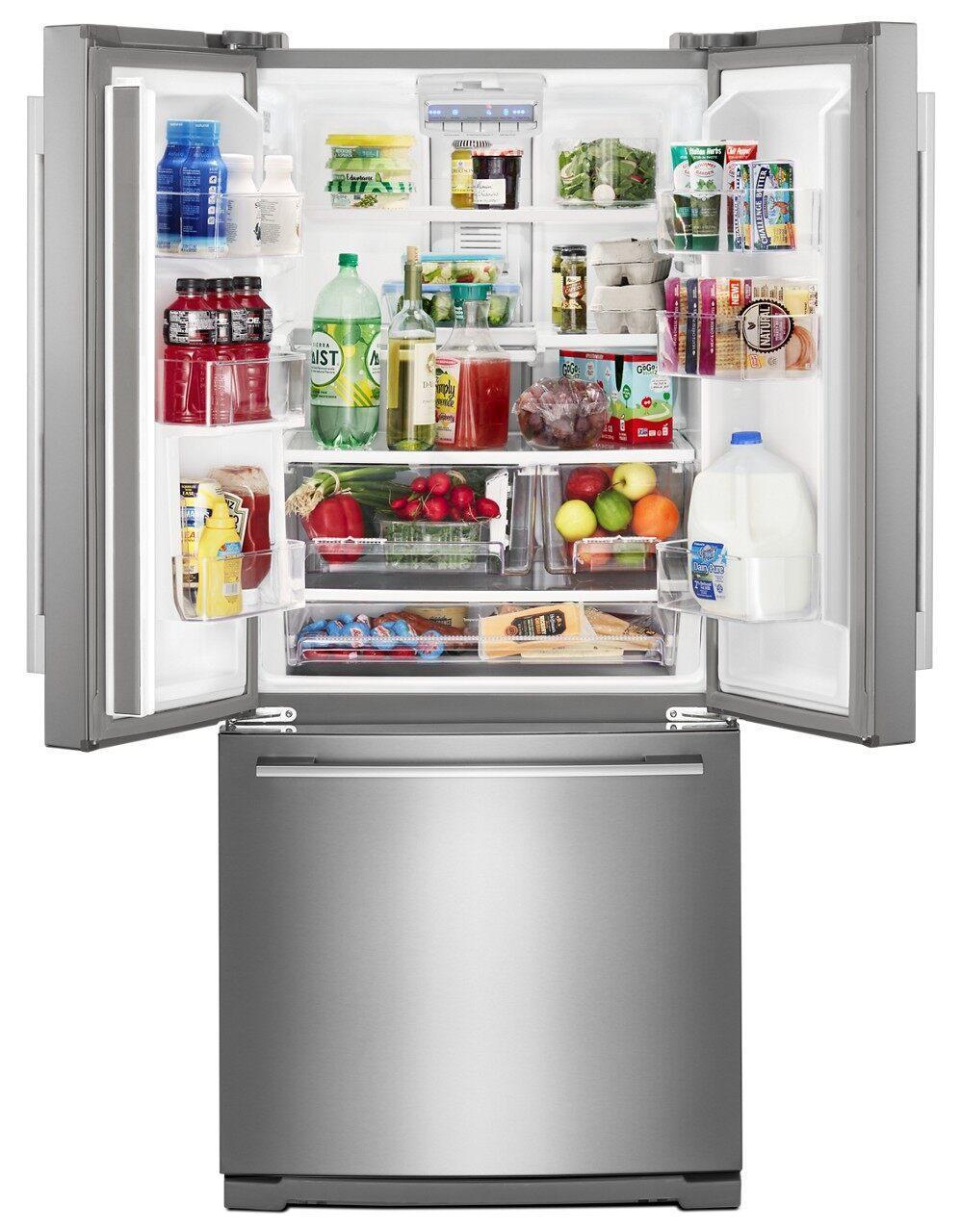 Whirlpool - 29.5 Inch 19.68 cu. ft French Door Refrigerator in Stainless - WRFA60SFHZ