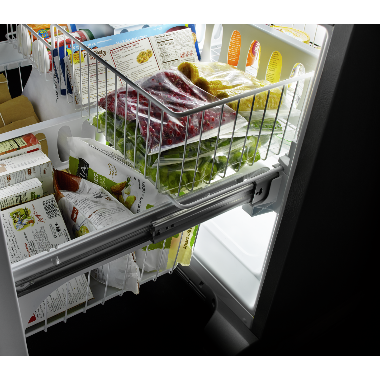 Whirlpool - 32.63 Inch 22.1 cu. ft French Door Refrigerator in Black - WRFF5333PB