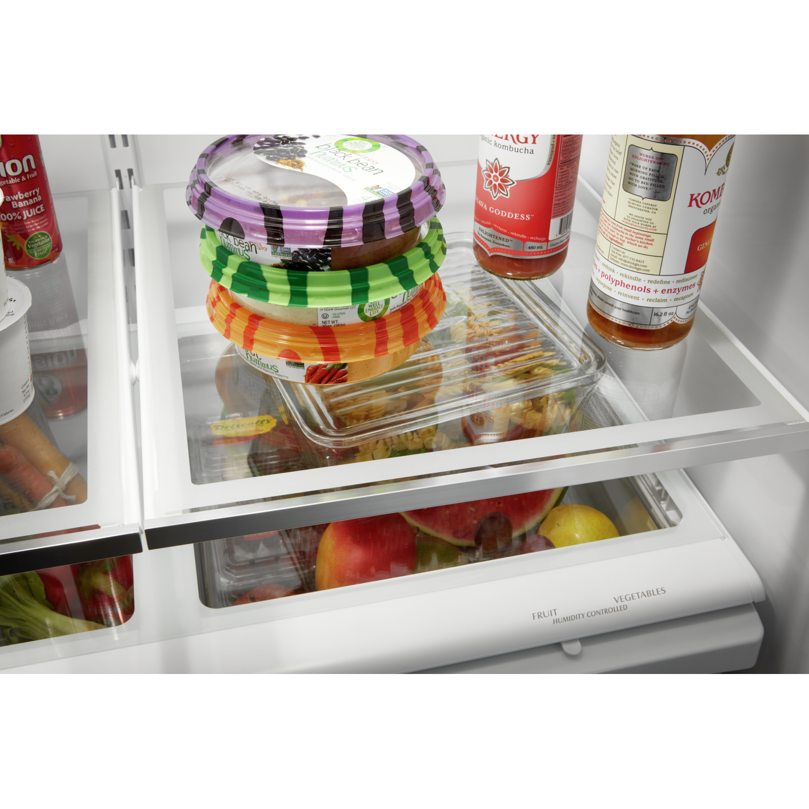 Whirlpool - 32.625 Inch 22.1 cu. ft French Door Refrigerator in White - WRFF5333PW