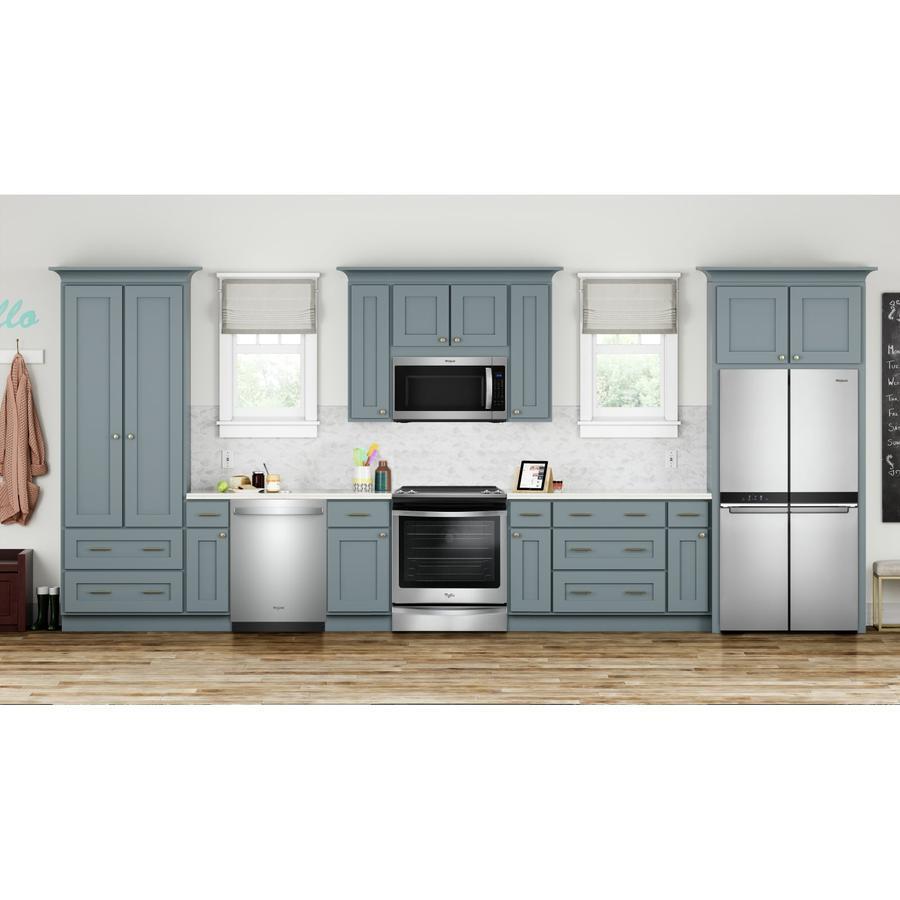 Whirlpool - 35.8 Inch 19.4 cu. ft 4 Door Refrigerator in Stainless - WRQA59CNKZ