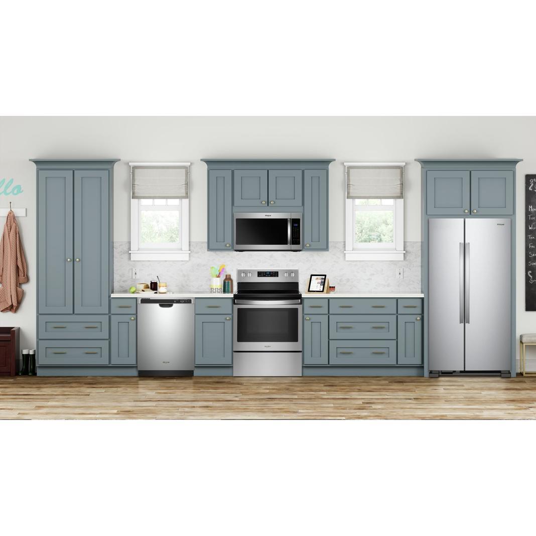 Whirlpool - 35.875 Inch 25 cu. ft Side by Side Refrigerator in Stainless - WRS315SNHM