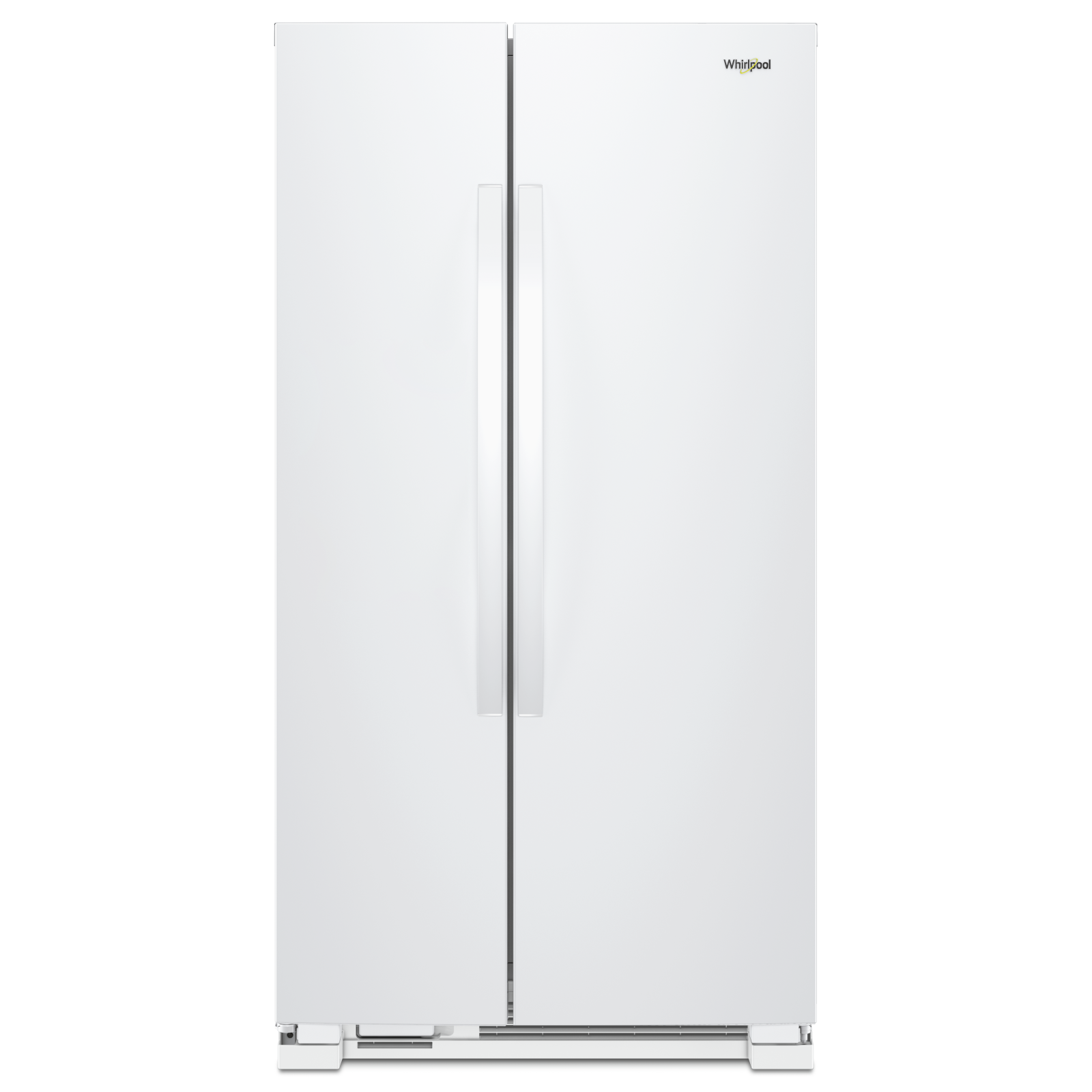 Whirlpool - 35.875 Inch 25 cu. ft Side by Side Refrigerator in White - WRS315SNHW