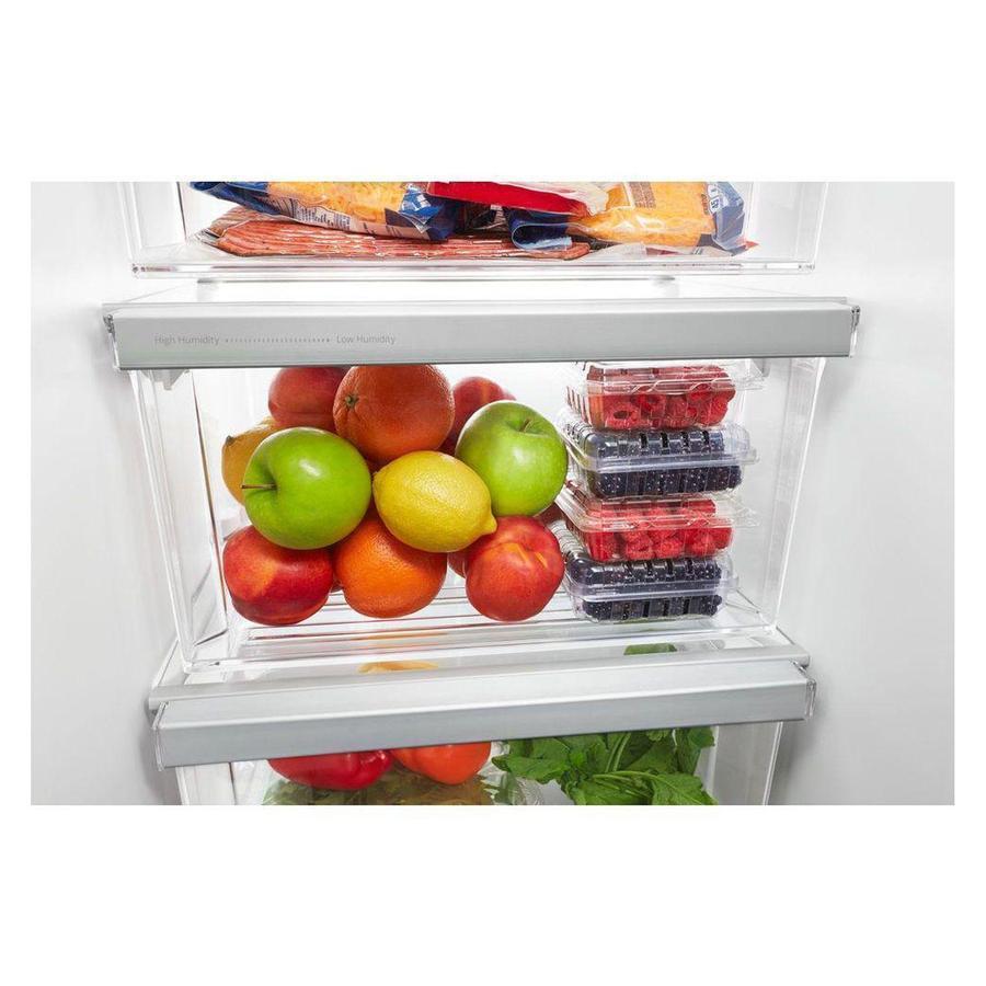 Whirlpool - 32.8 Inch 21.4 cu. ft Side by Side Refrigerator in Black - WRS321SDHB