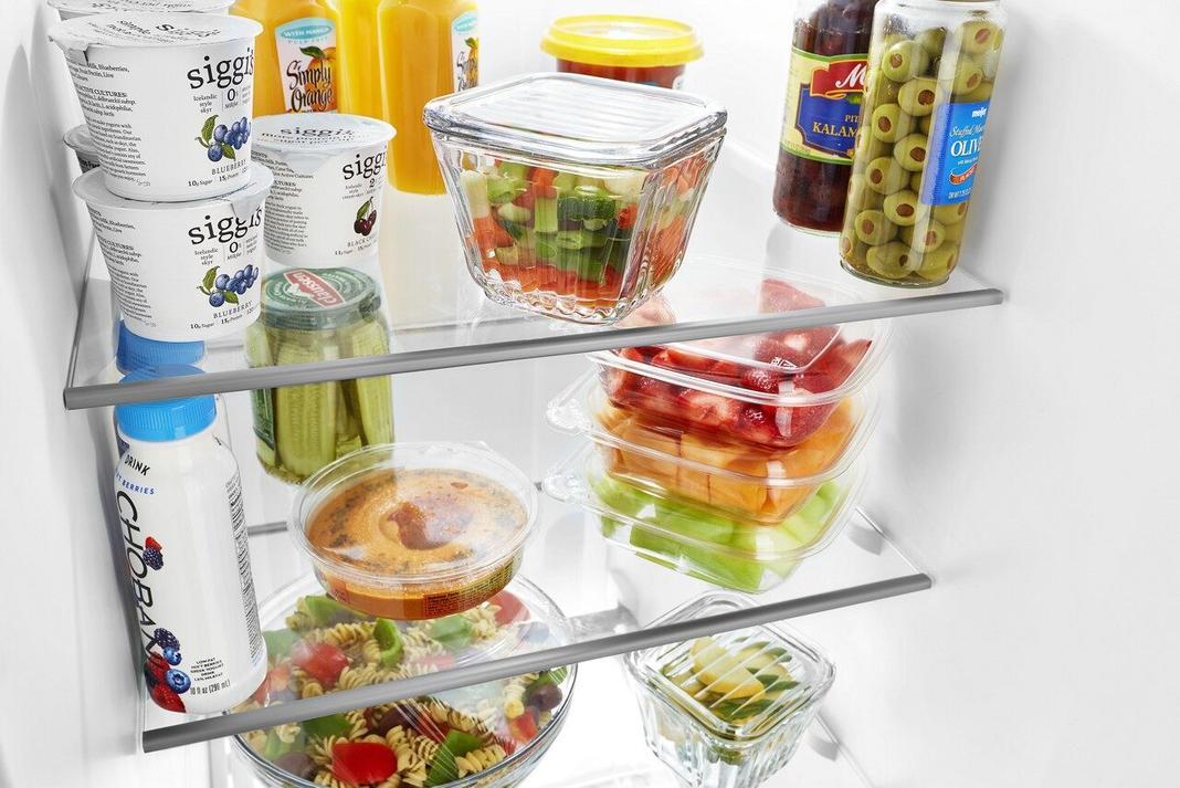 Whirlpool - 35.875 Inch 25 cu. ft Side by Side Refrigerator in Black - WRS325SDHB