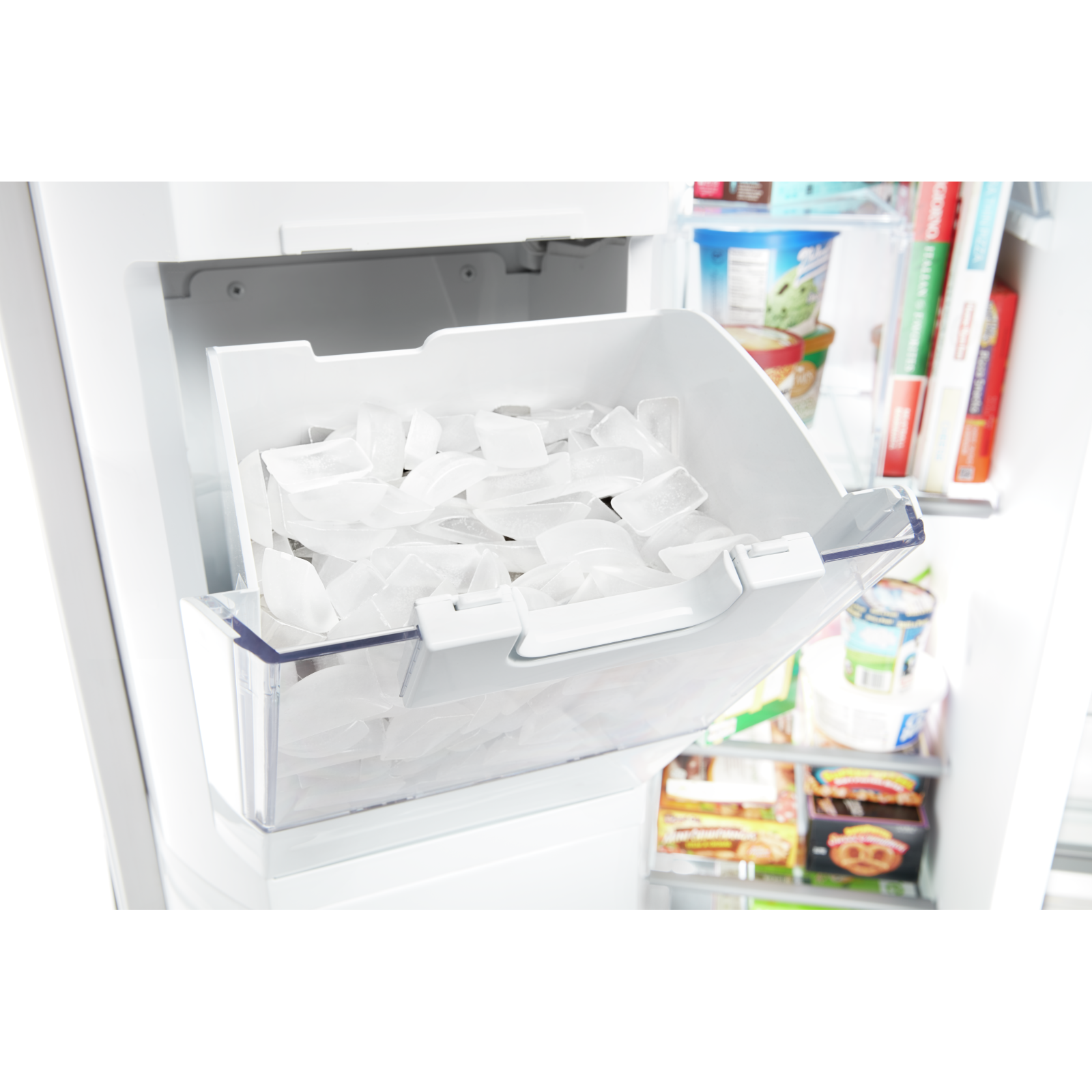 Whirlpool - 35.875 Inch 25 cu. ft Side by Side Refrigerator in Stainless - WRS555SIHZ