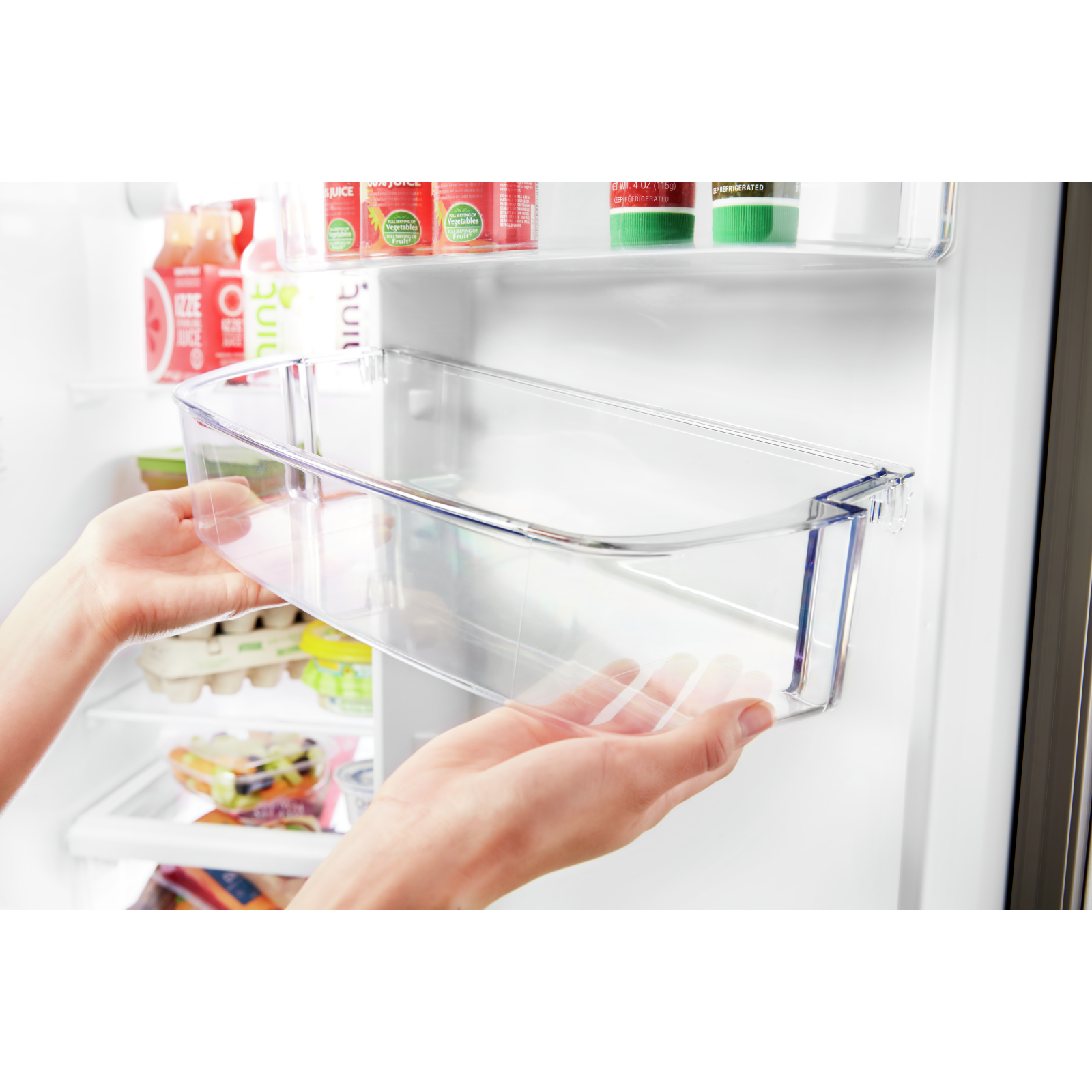 Whirlpool - 36 Inch 21 cu. ft Side by Side Refrigerator in Black - WRS571CIHB