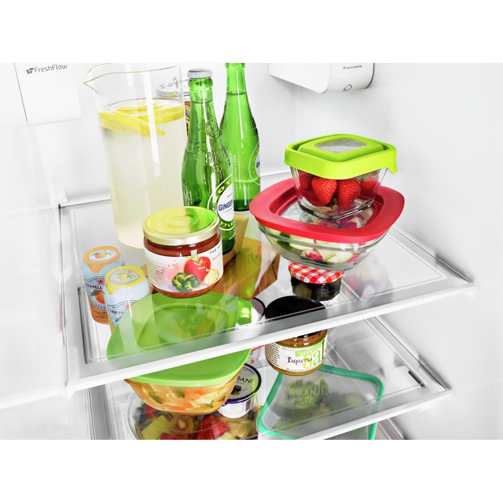 Whirlpool - 36 Inch 21 cu. ft Side by Side Refrigerator in Black - WRS571CIHB