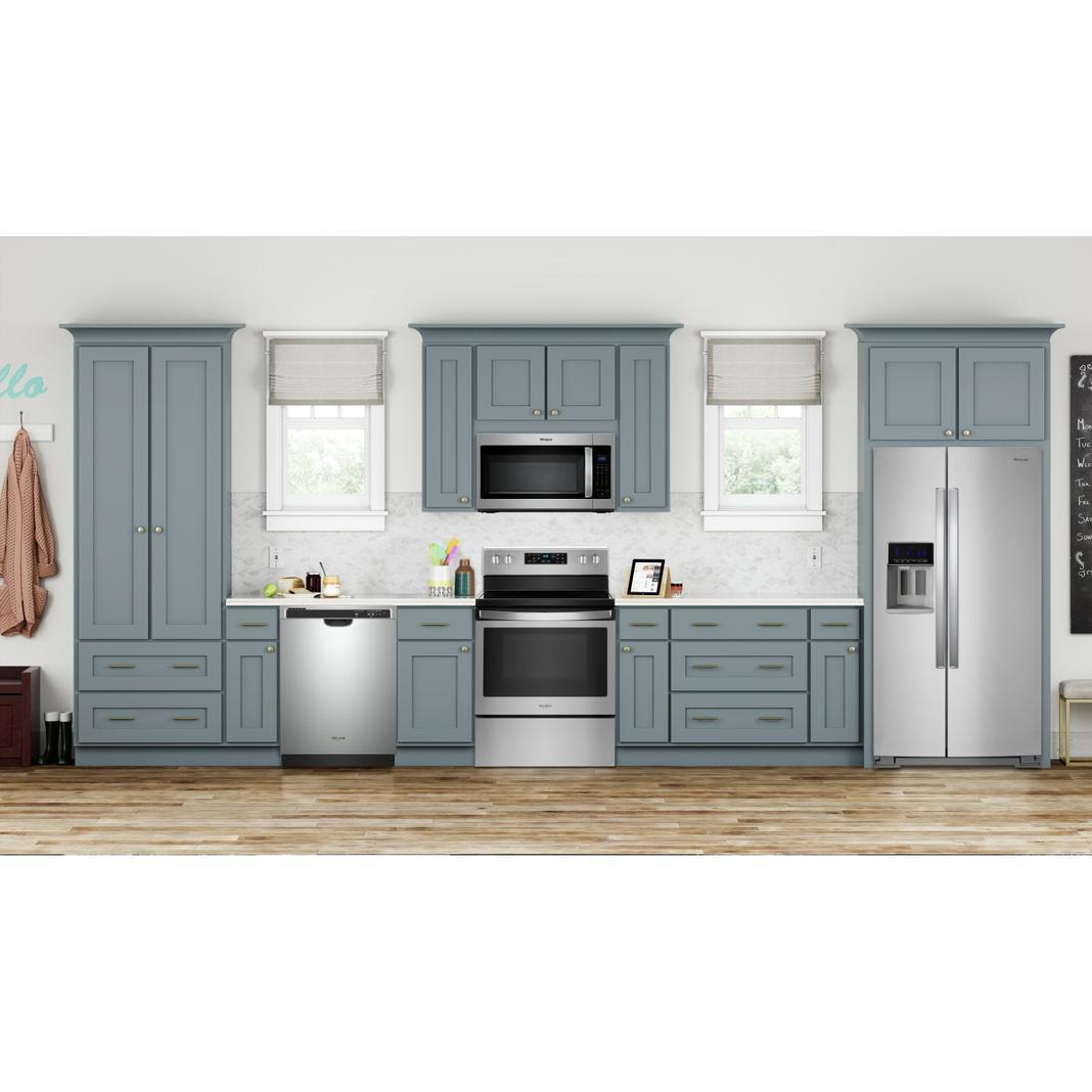 Whirlpool - 36 Inch 28 cu. ft Side by Side Refrigerator in Stainless - WRS588FIHZ