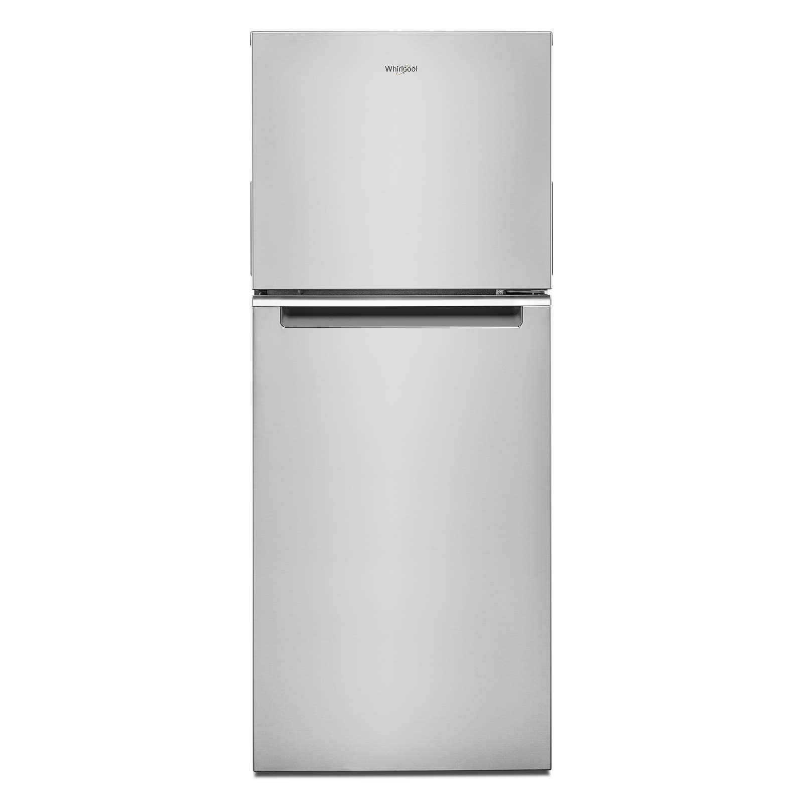Whirlpool - 24.375 Inch 11.6 cu. ft Top Mount Refrigerator in Stainless - WRT112CZJZ